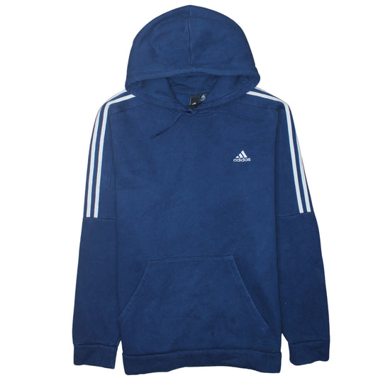 Adidas Men’s Blue XL Pullover Hoodie Sports Fleece Sweatshirt