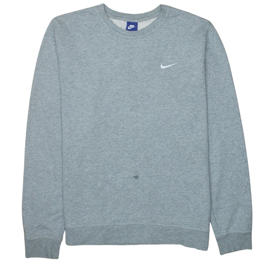 Nike Men's Grey 2XL Crew Neck Pullover Sweatshirt