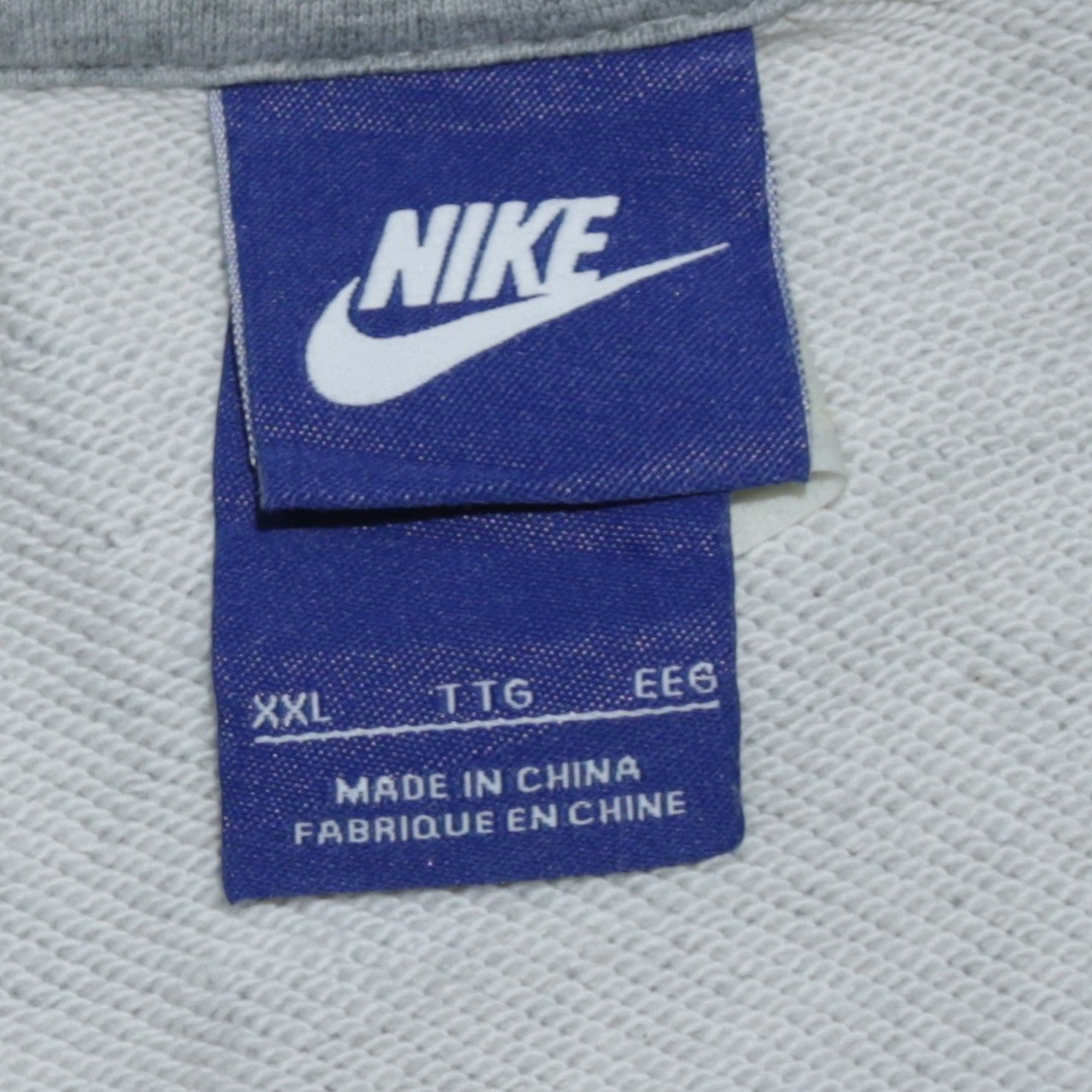 Nike Men's Grey 2XL Crew Neck Pullover Sweatshirt