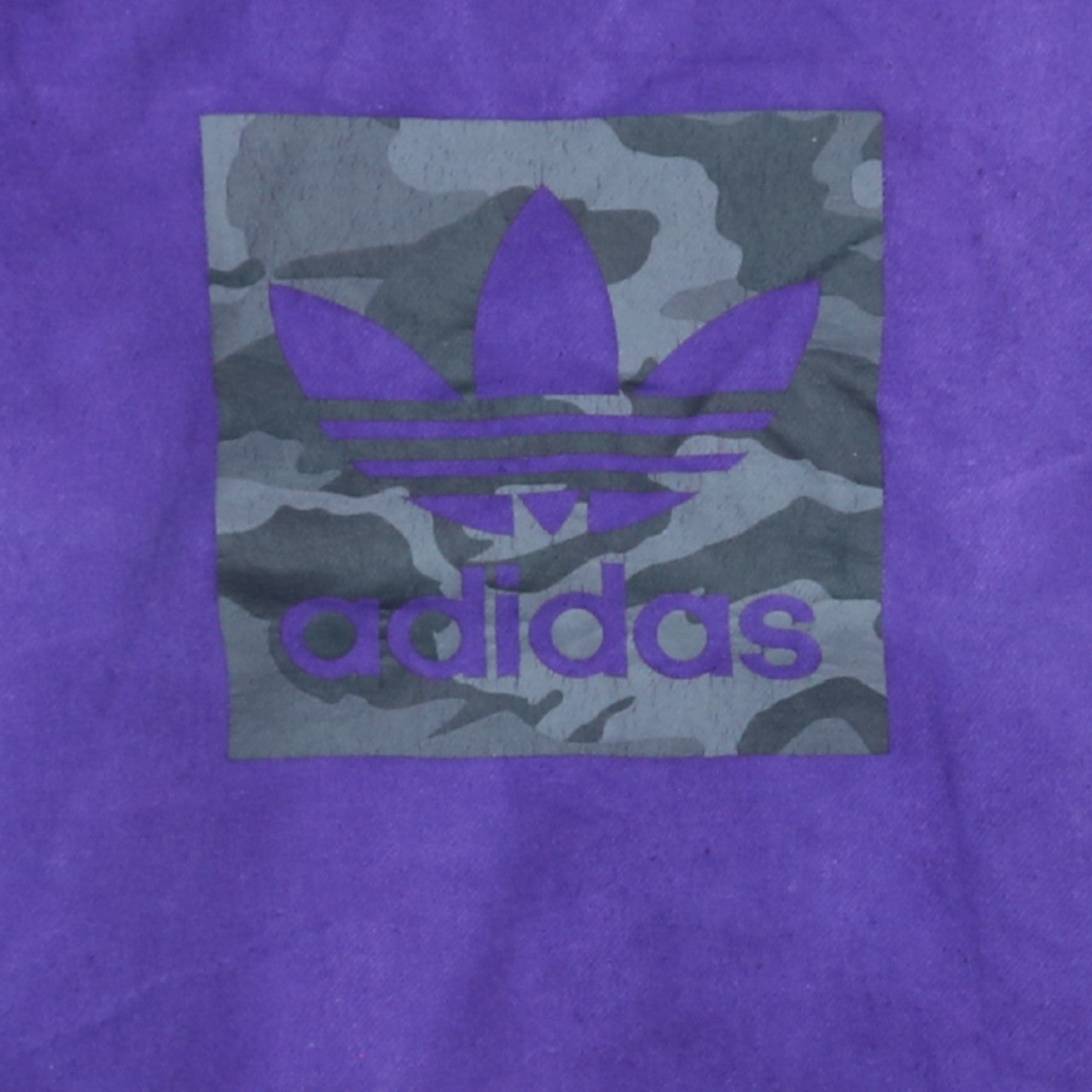 Adidas Boys Purple Camouflage Logo Sweatshirt Size 13-14 Years
