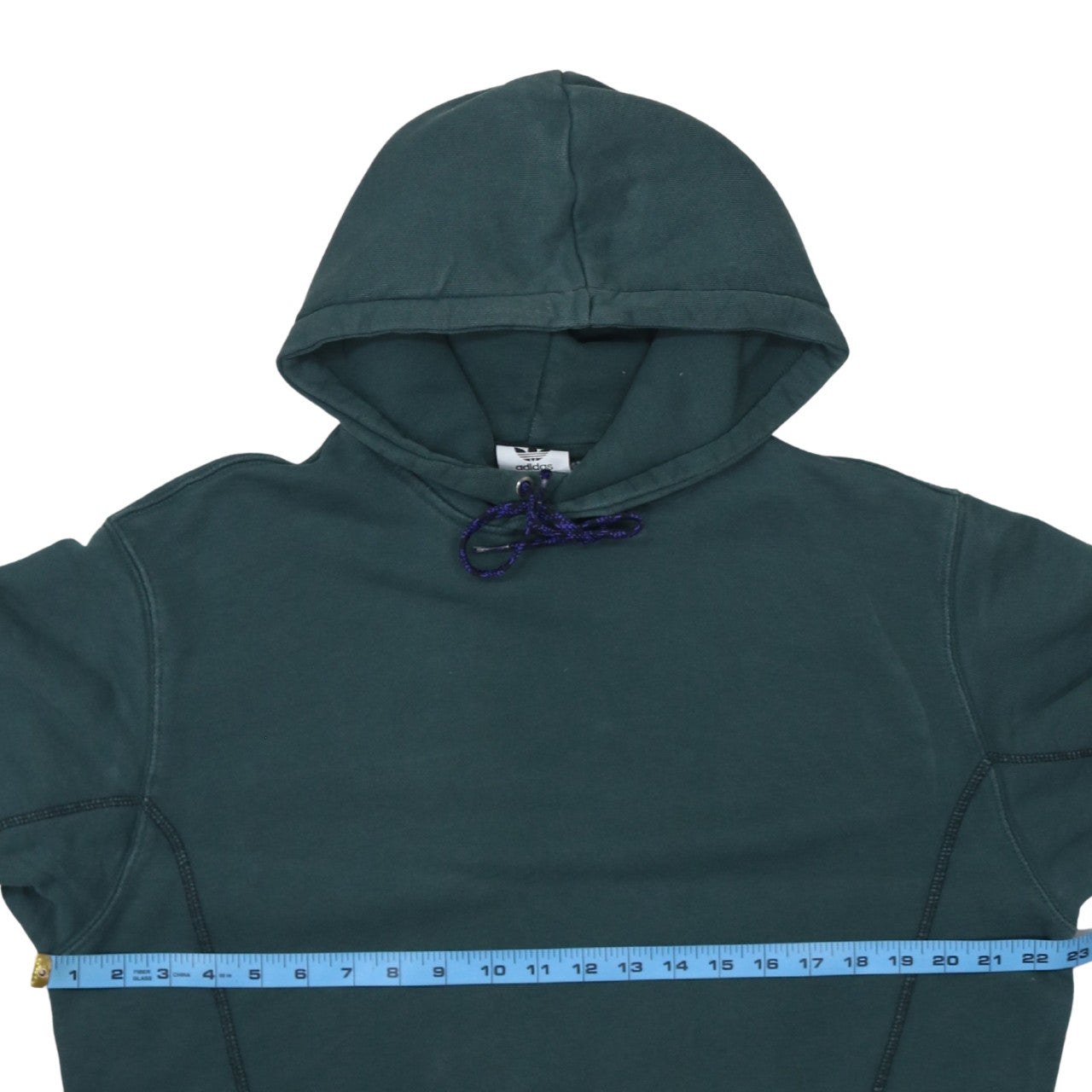 adidas Men's Green Pullover Hoodie Small Regular Fit Long Sleeve