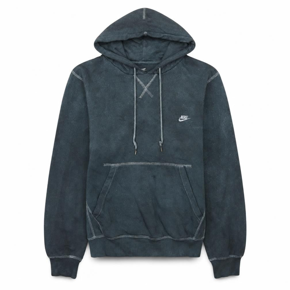 Nike Women's Blue Pullover Hoodie Small Relaxed Fit Sportswear