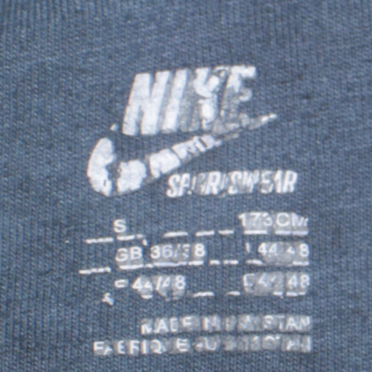 Nike Women's Blue Pullover Hoodie Small Relaxed Fit Sportswear