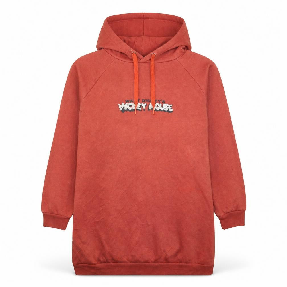 Disney Mickey Mouse Red Pullover Hoodie Unisex M
