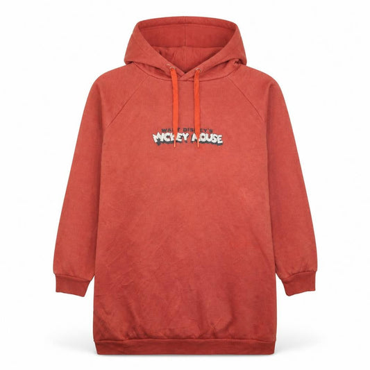 Disney Mens Mickey Mouse Red Pullover Hoodie M