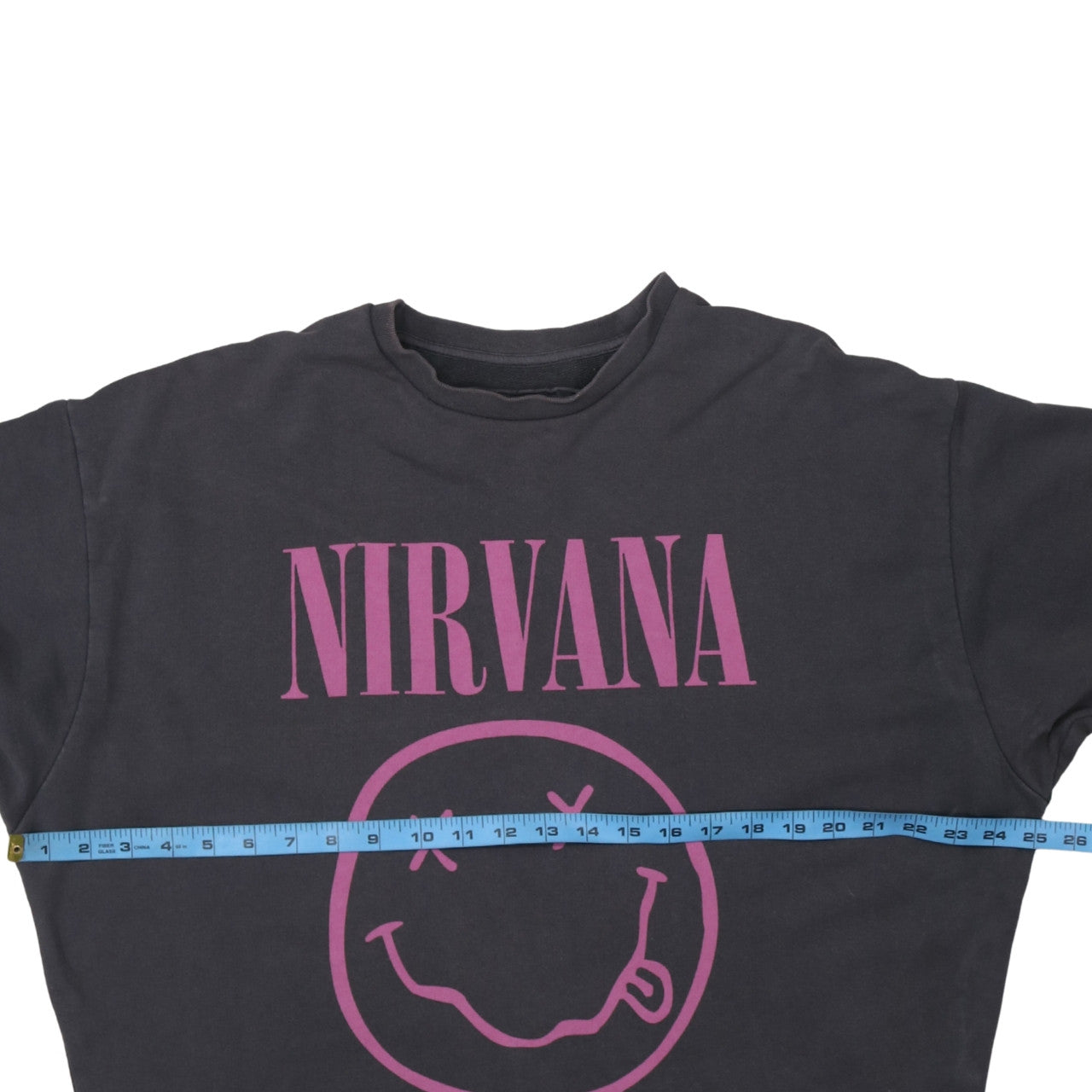 ASOS Men’s Black Nirvana Graphic Pullover Sweatshirt L