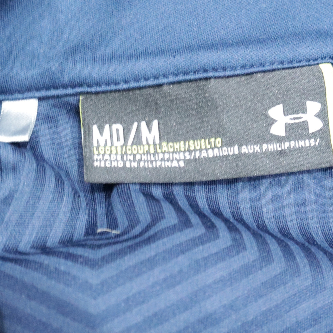 Under Armour Mens Blue M 1/4 Zip Sports Sweatshirt