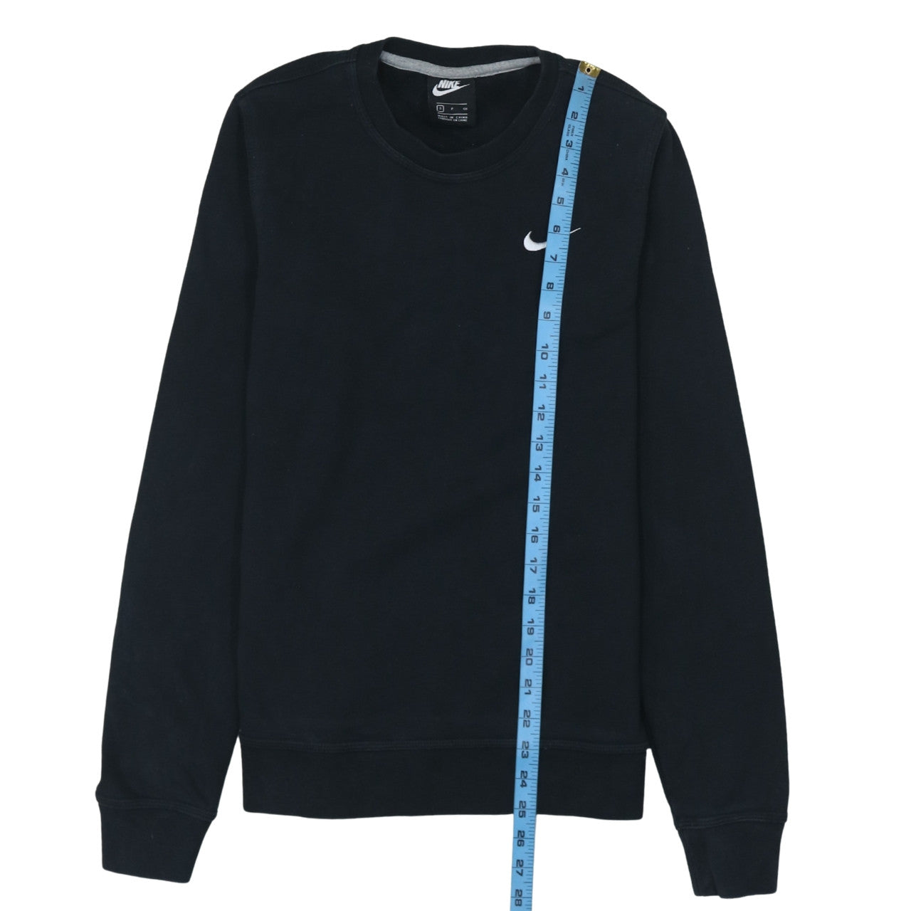 Nike Men's Black Small Crew Neck Pullover Sweatshirt