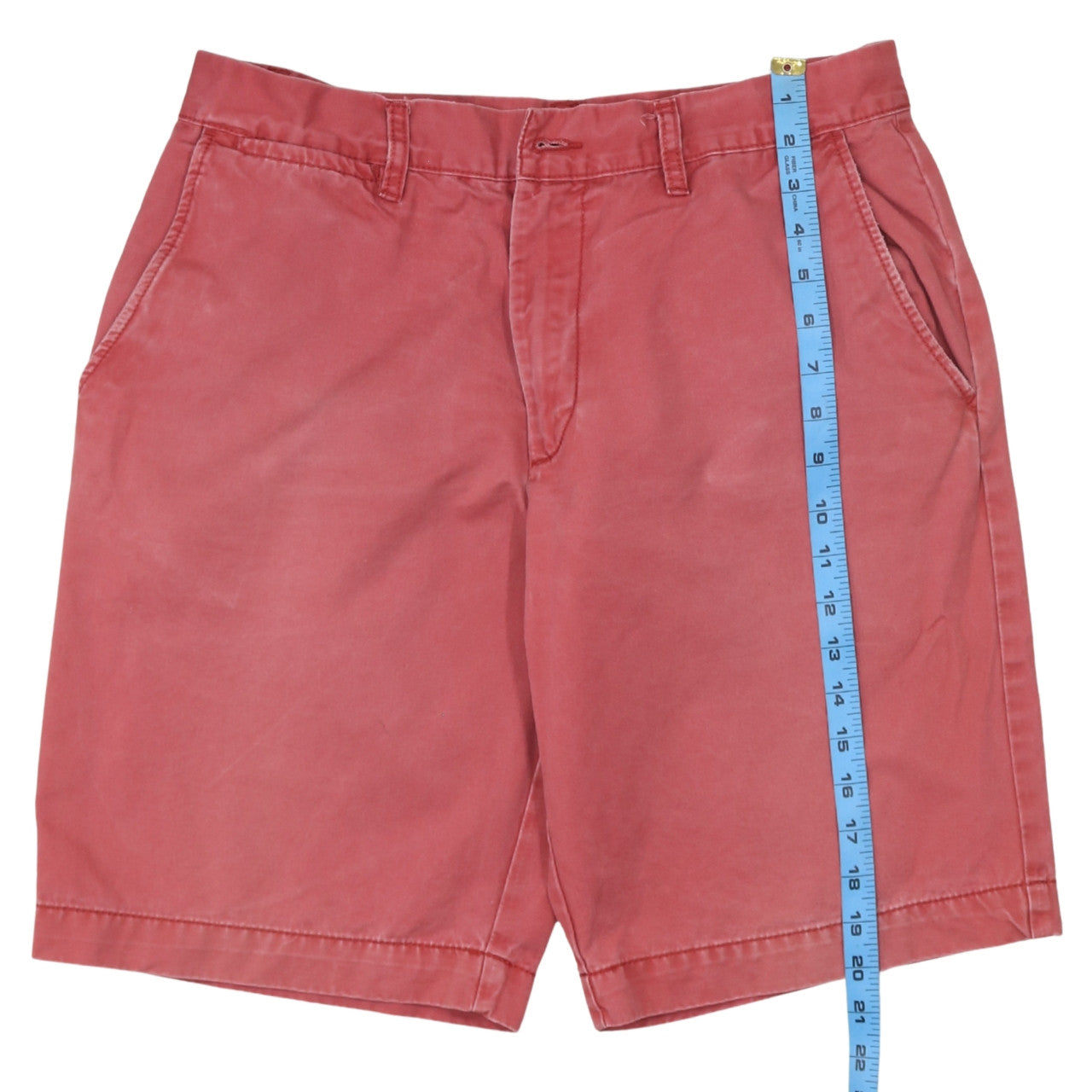 Gap Men's Red Chino Shorts Size 33 Cotton Twill Casual