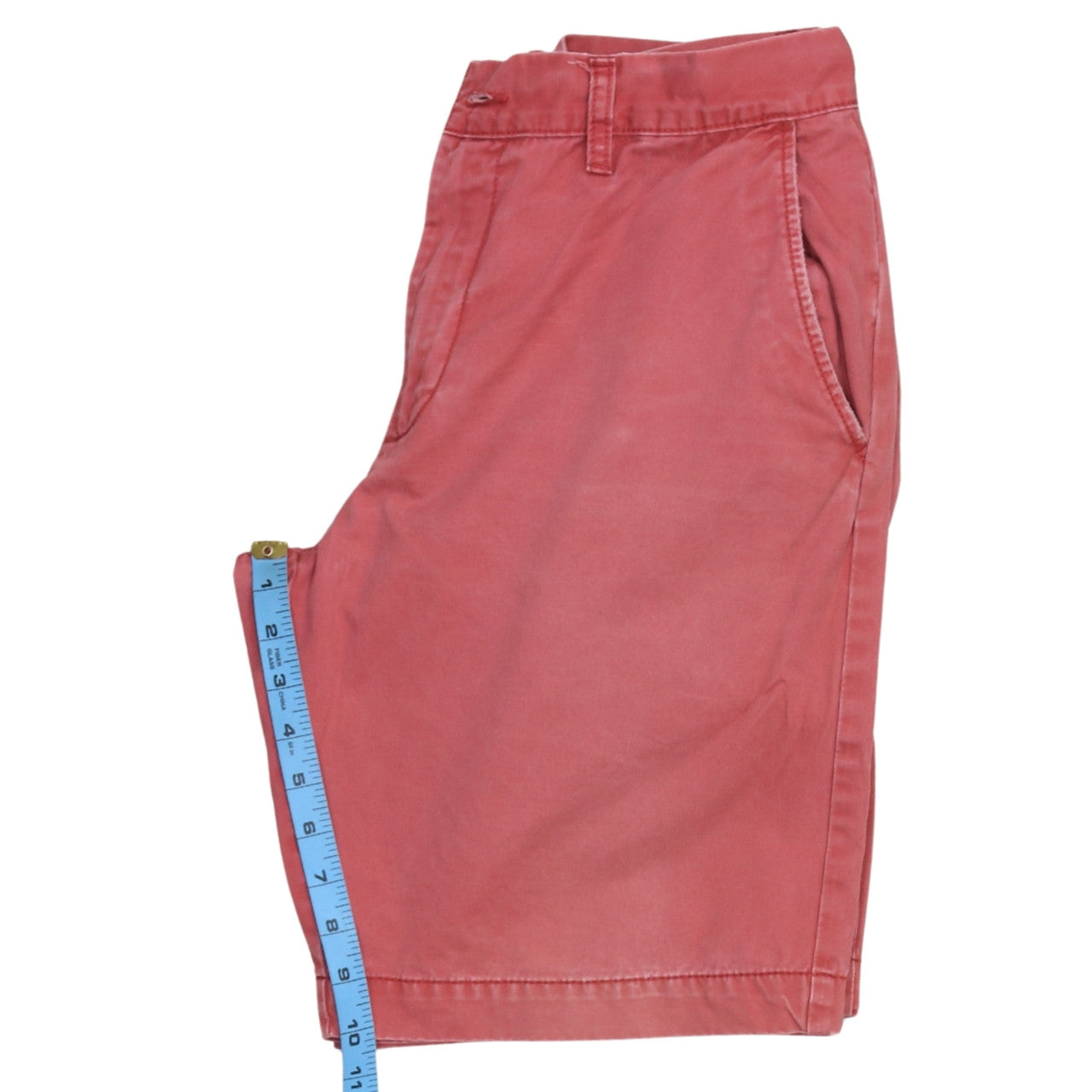 Gap Men's Red Chino Shorts Size 33 Cotton Twill Casual