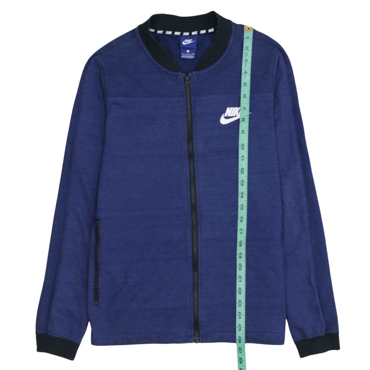 Nike Men's Blue Full Zip Sports Sweatshirt Size S