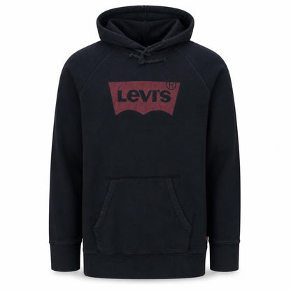 Levi's Men's Black Pullover Hoodie M Classic Logo Fleece