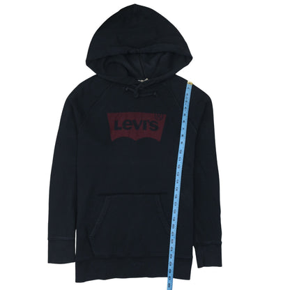 Levi's Men's Black Pullover Hoodie M Classic Logo Fleece