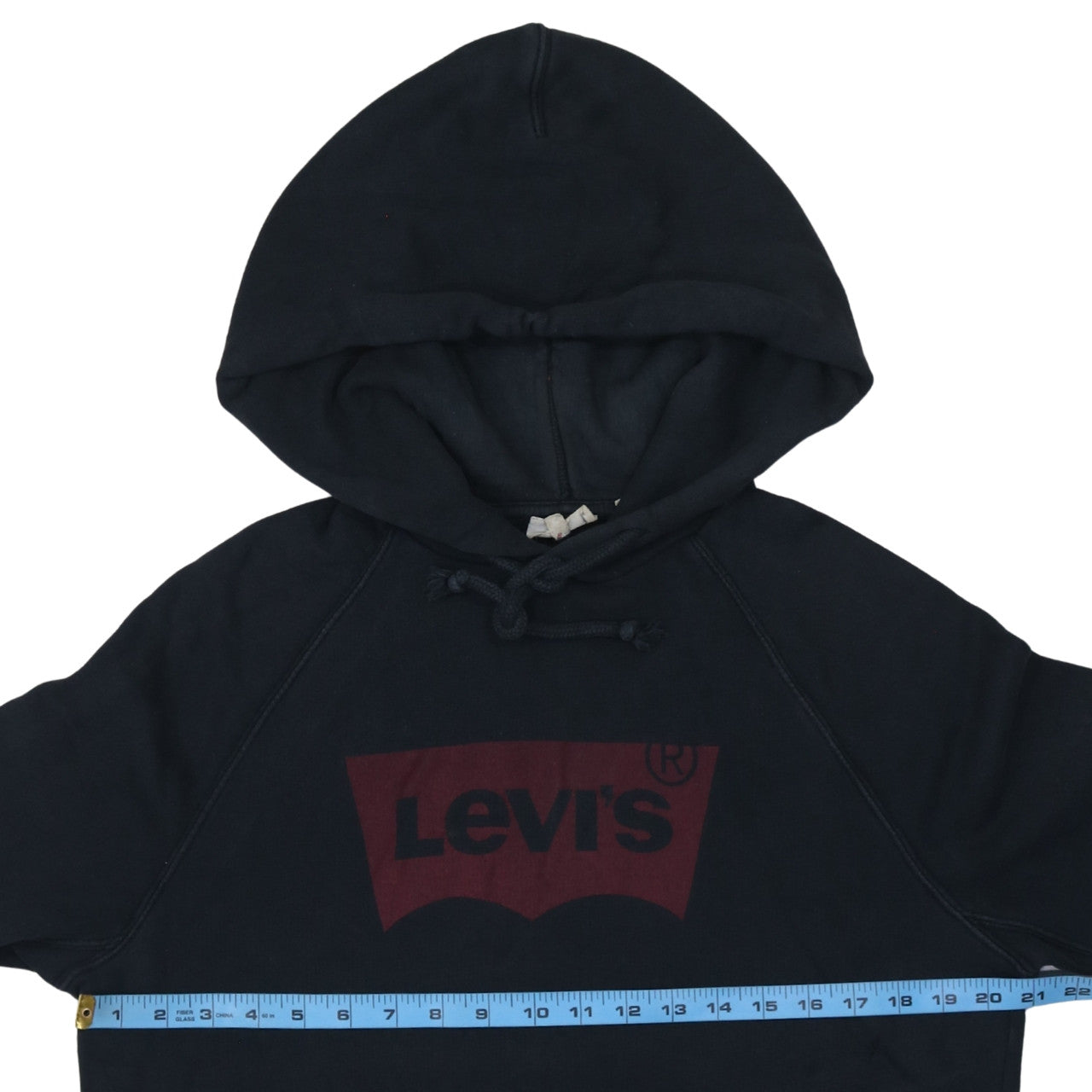 Levi's Men's Black Pullover Hoodie M Classic Logo Fleece