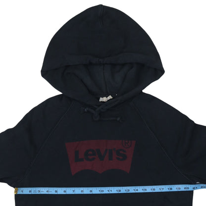 Levi's Men's Black Pullover Hoodie M Classic Logo Fleece