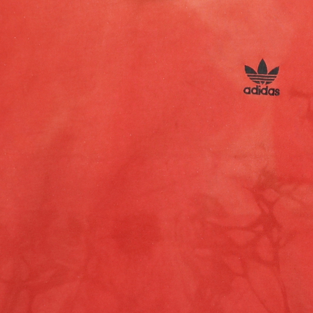 Adidas Men's Red Pullover Hoodie Small Logo Fleece Sweatshirt