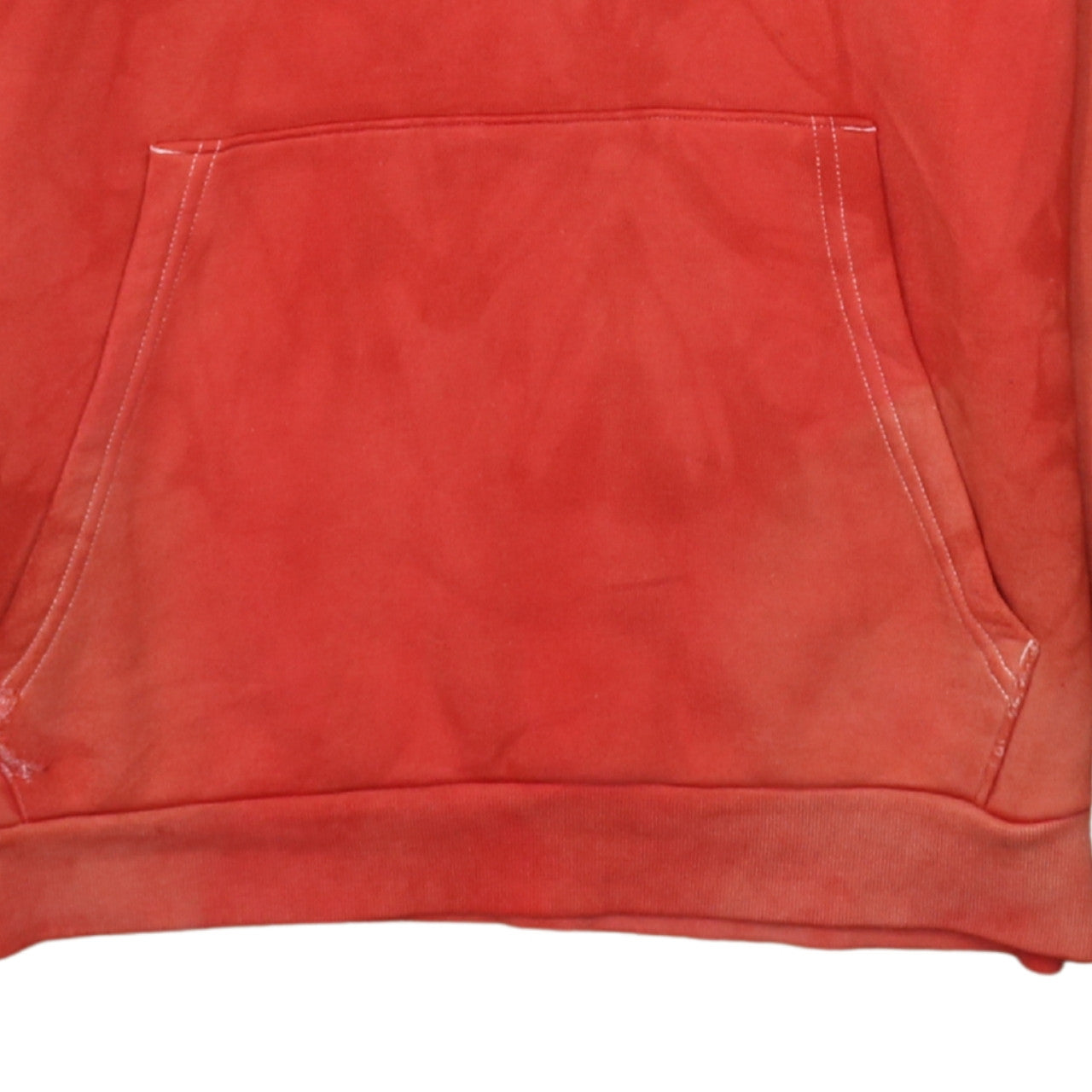 Adidas Men's Red Pullover Hoodie Small Logo Fleece Sweatshirt