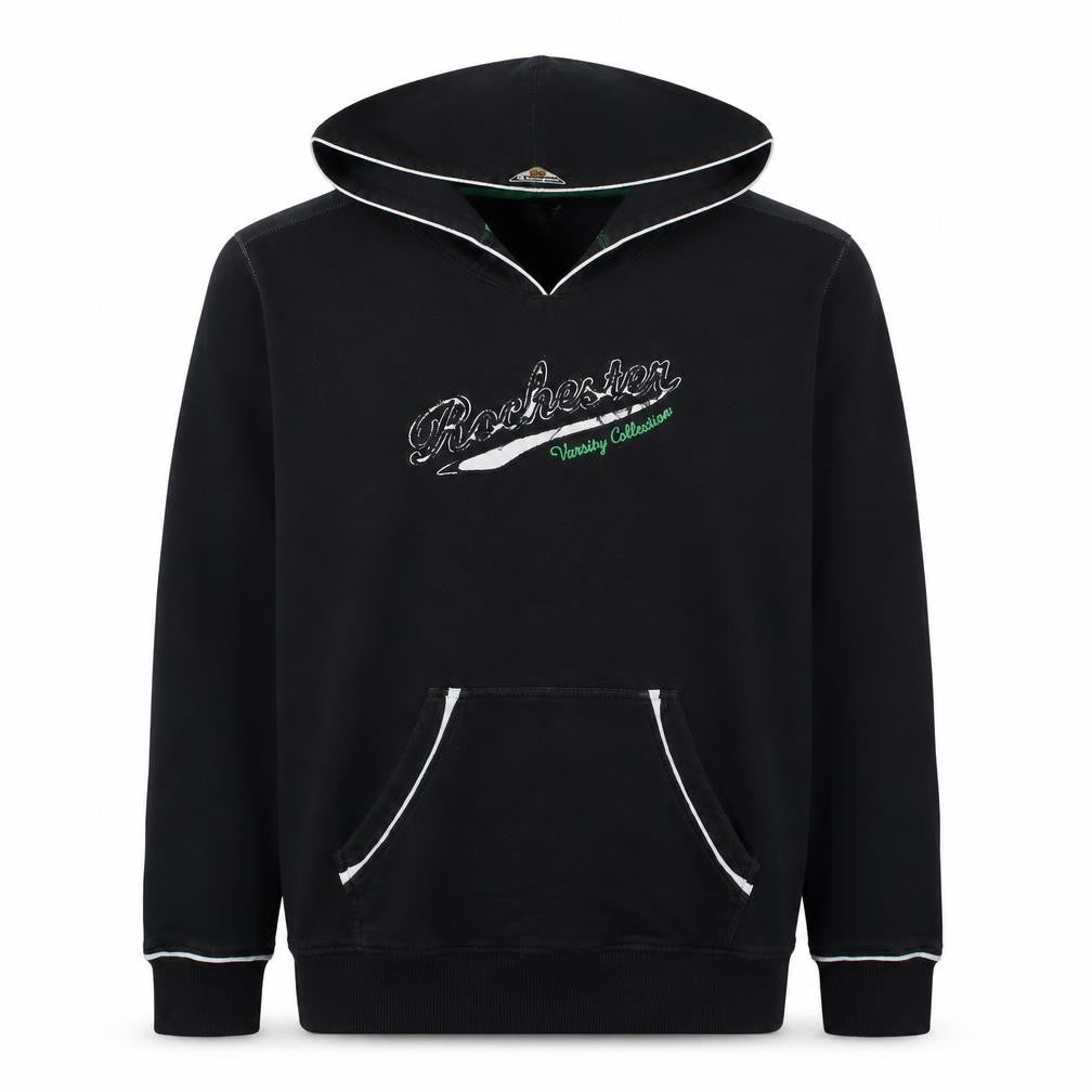 Champion Men’s Black Pullover Hoodie XXL Rochester Varsity Collection