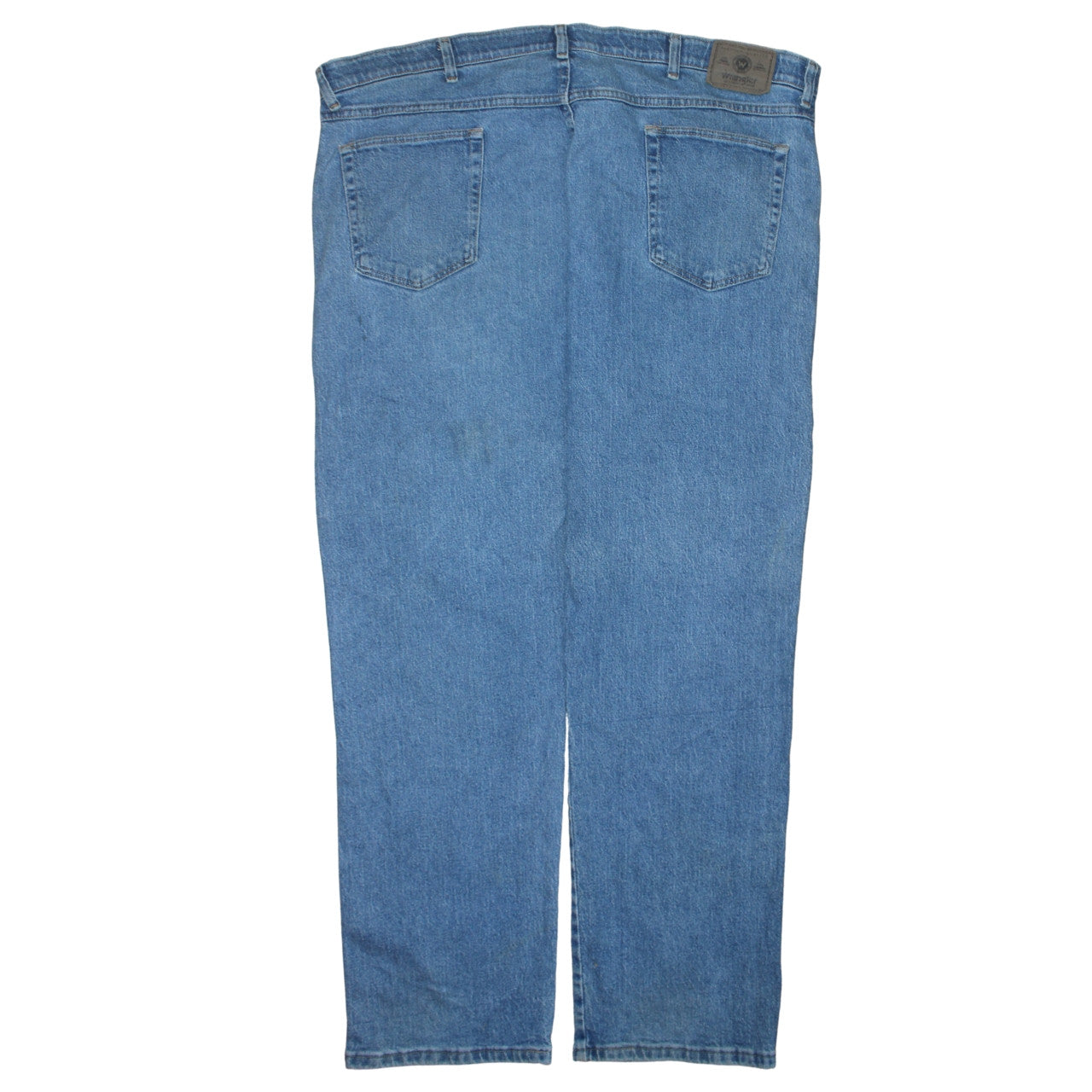 Wrangler Men's Blue 44x30 Straight Leg Denim Jeans Big & Tall