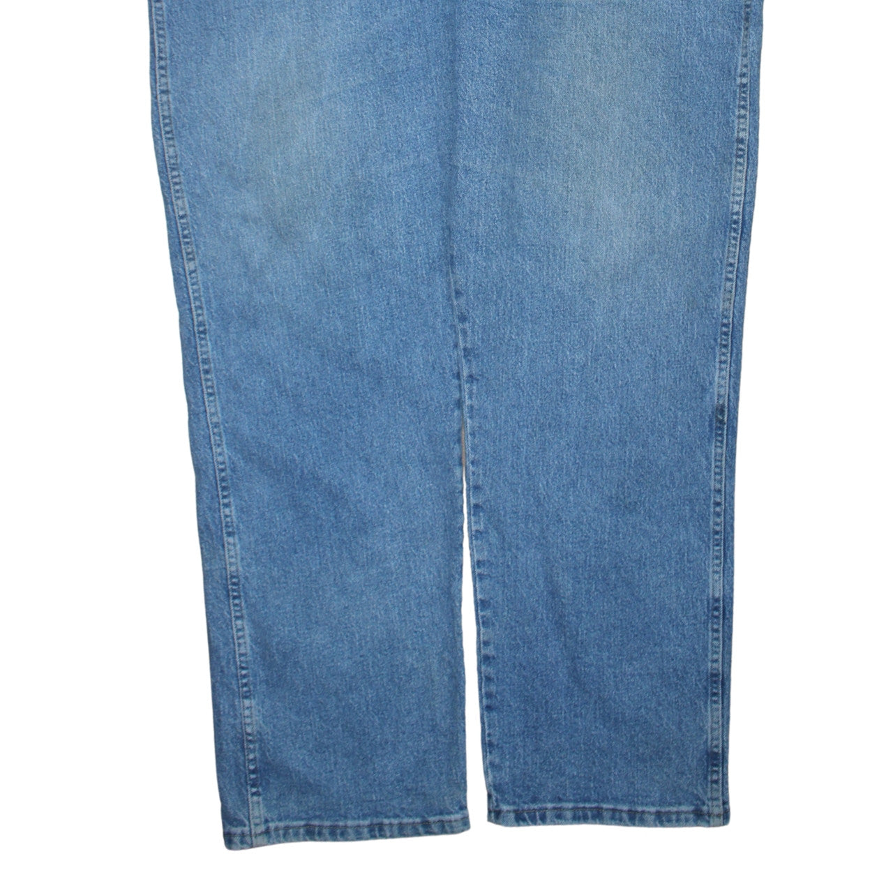 Wrangler Men's Blue 44x30 Straight Leg Denim Jeans Big & Tall
