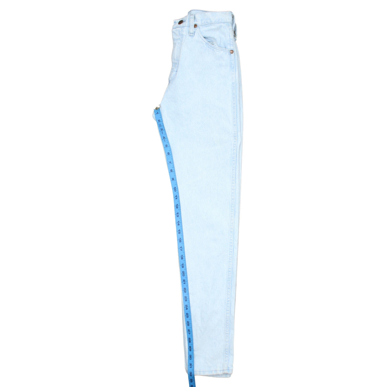 Wrangler Men's Blue Light Wash Straight Leg Denim Jeans 30x32