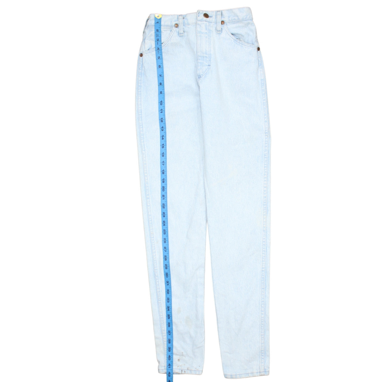 Wrangler Men's Blue Light Wash Straight Leg Denim Jeans 30x32