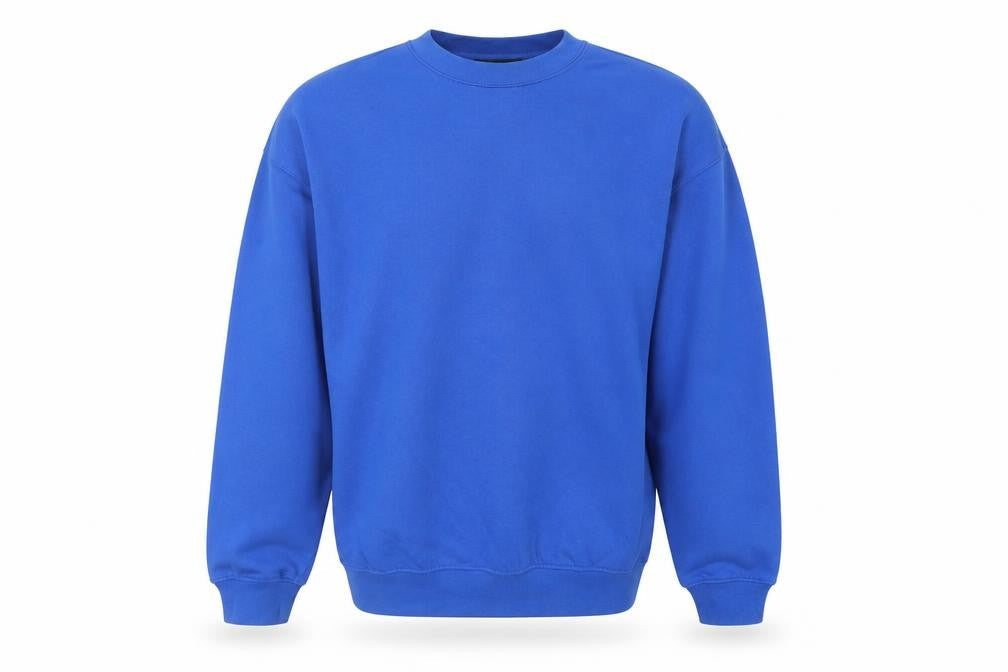 Dickies Men Blue Cotton Crew Neck Pullover Jumper M