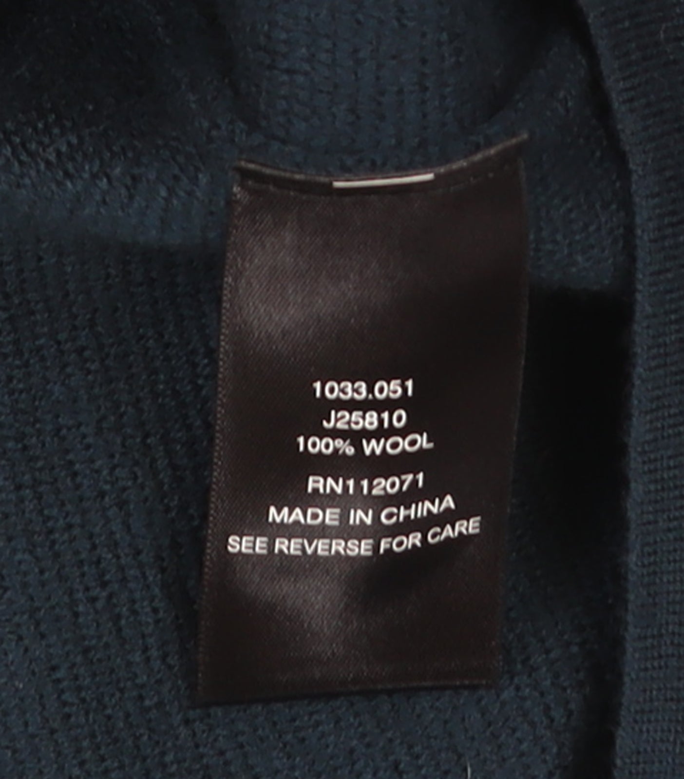 Jigsaw Women Blue Wool Tunic Jumper L 3/4 Sleeve Crew Neck