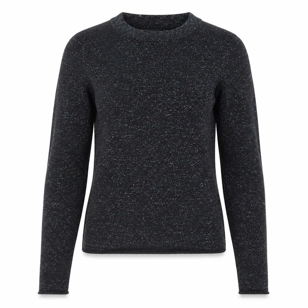 Cooperative Women's Black Glitter Knit XS Pullover Jumper