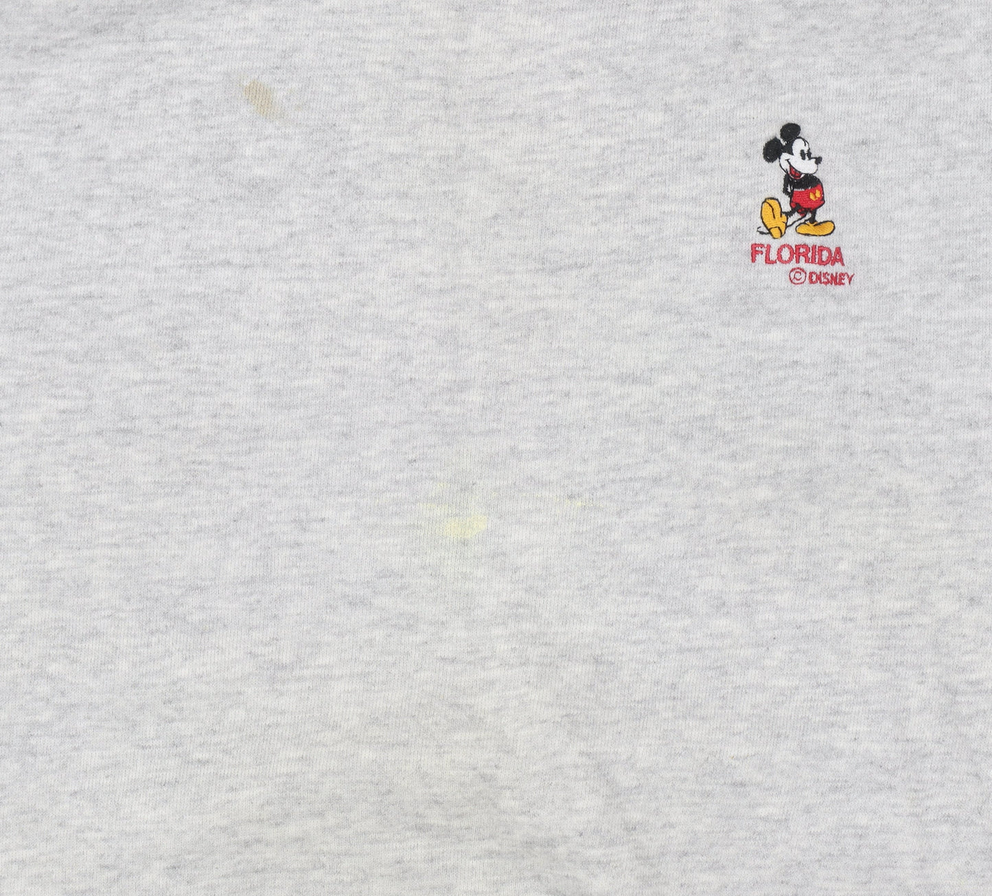 Velva Sheen Women Grey Mickey Mouse Disney Florida Sweatshirt M