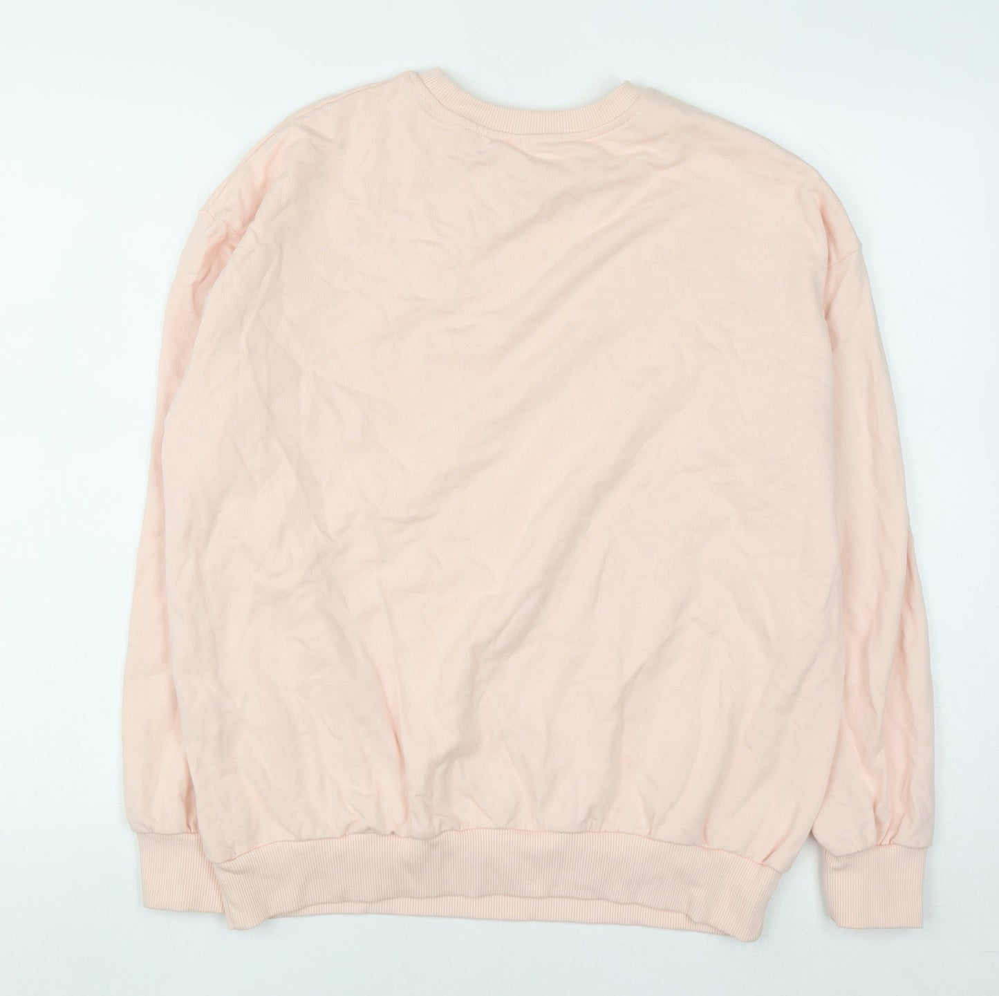 River Island Womens Pink Embellished Pullover Sweatshirt XS