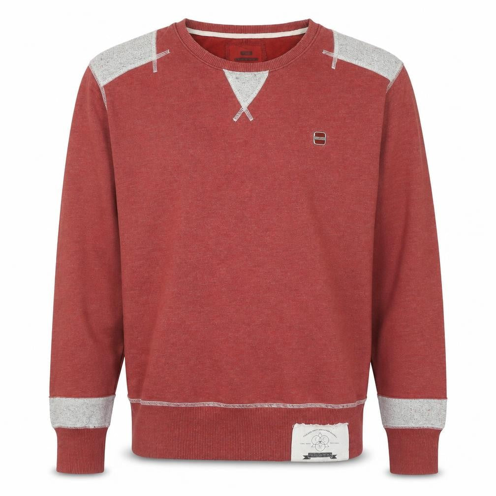 The Cuckoos Nest Mens Red Crew Neck Pullover Sweatshirt M