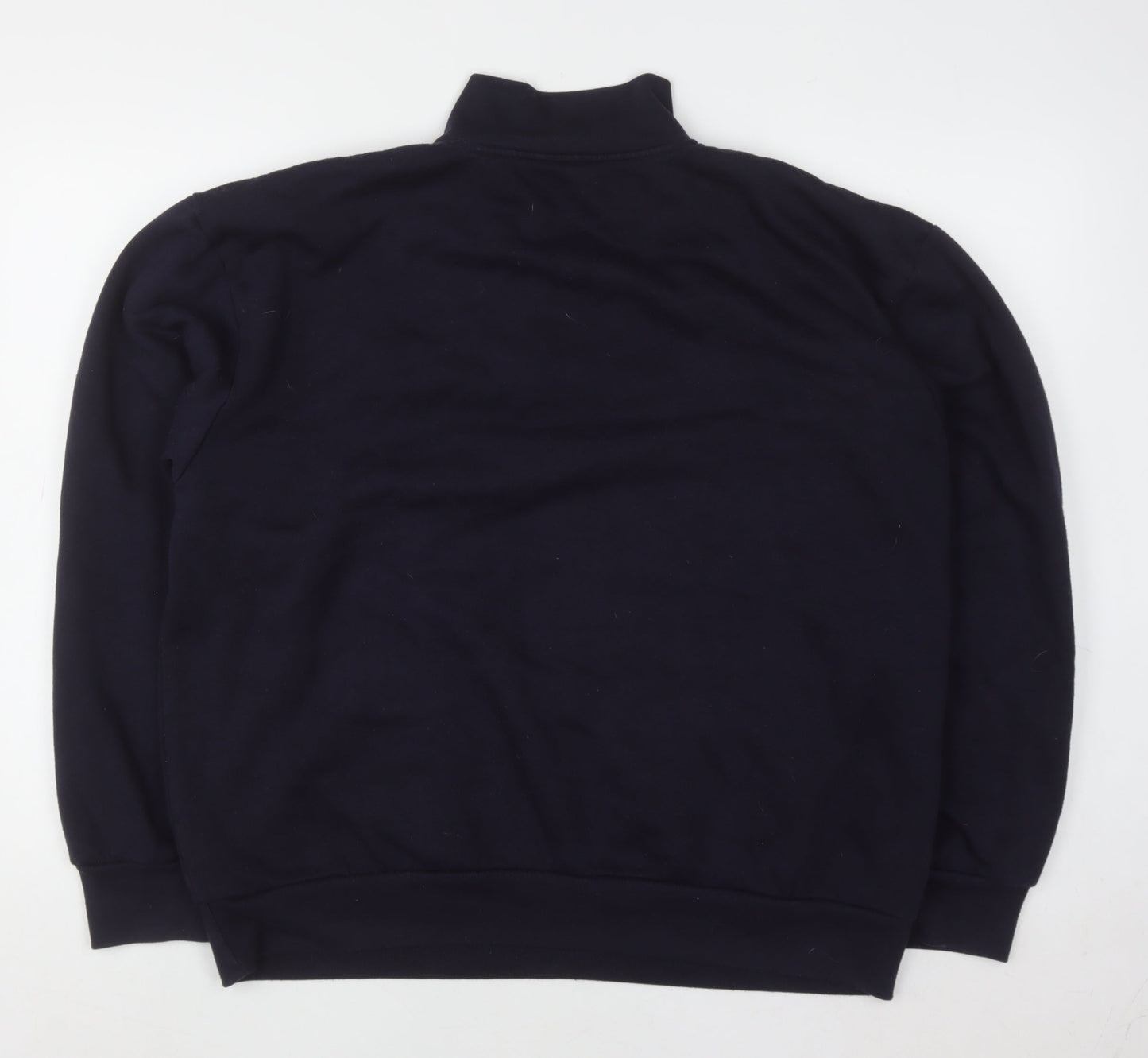 Slazenger Men's Blue XL 1/2 Zip Fleece Pullover Sweatshirt