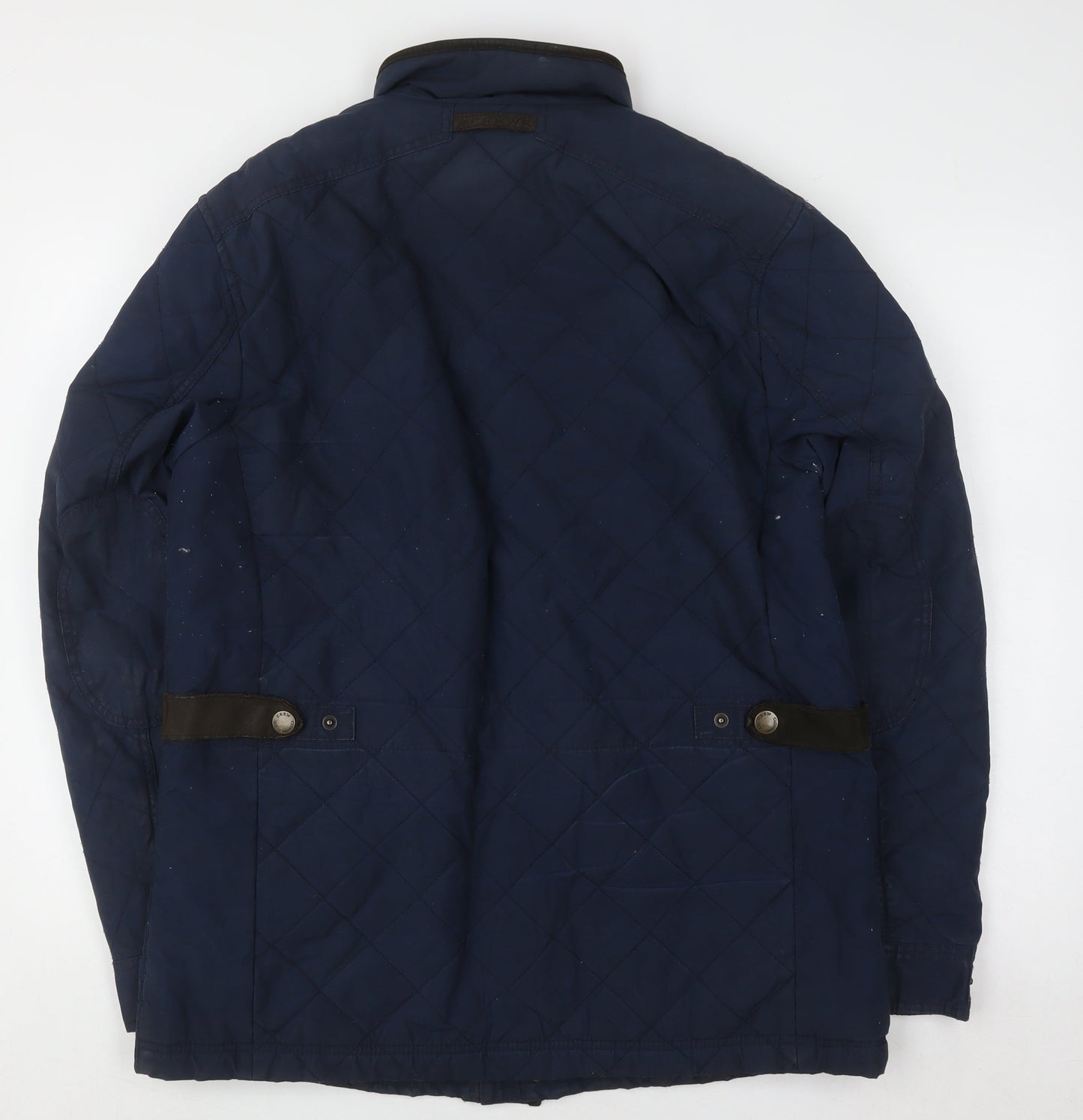 Crew Clothing Co. Men’s Blue Quilted Jacket Size M Cotton Blend