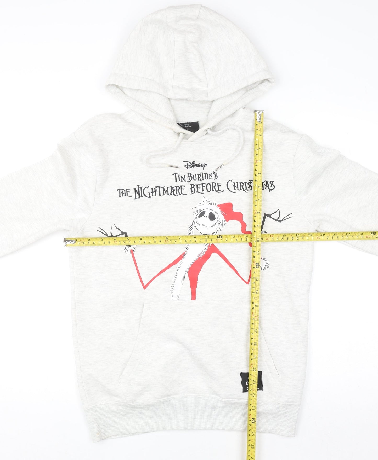 Primark Women’s Grey Nightmare Before Christmas Hoodie XS Disney Pullover