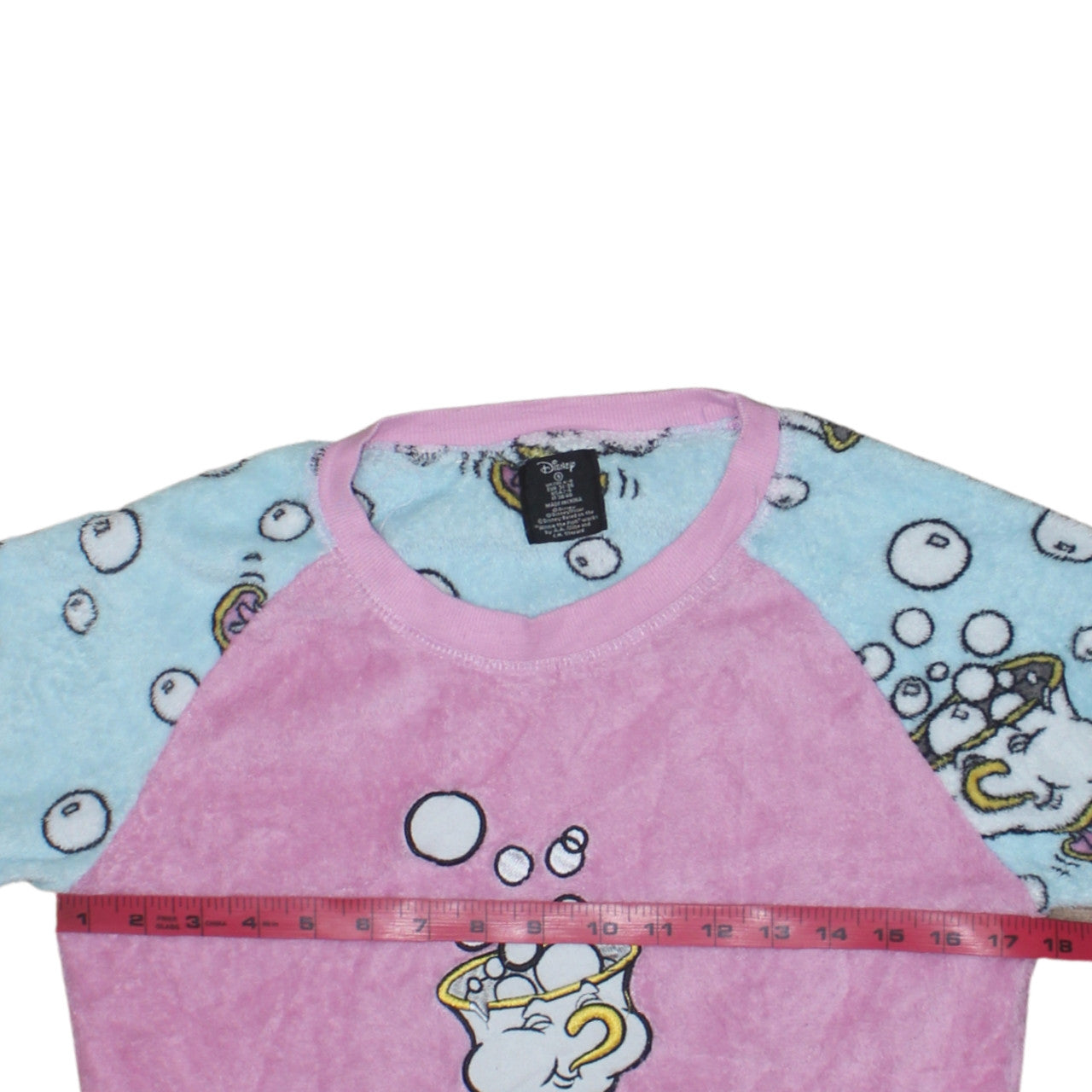Disney Women’s Multicoloured Fleece Chip Pyjama Top Size 6-8