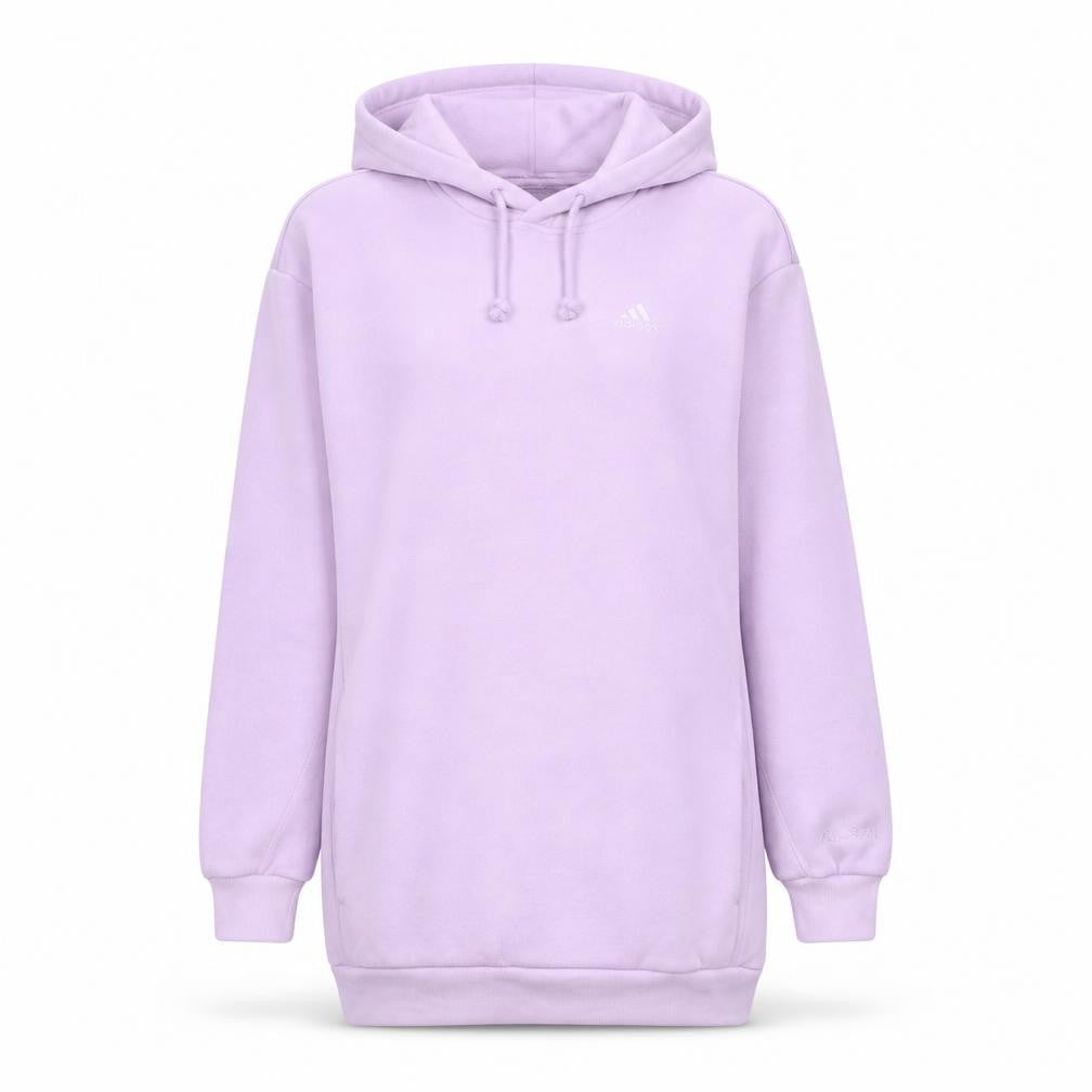 Adidas Women Pink Pullover Hoodie 2XS Cotton Blend Hooded Sweatshirt
