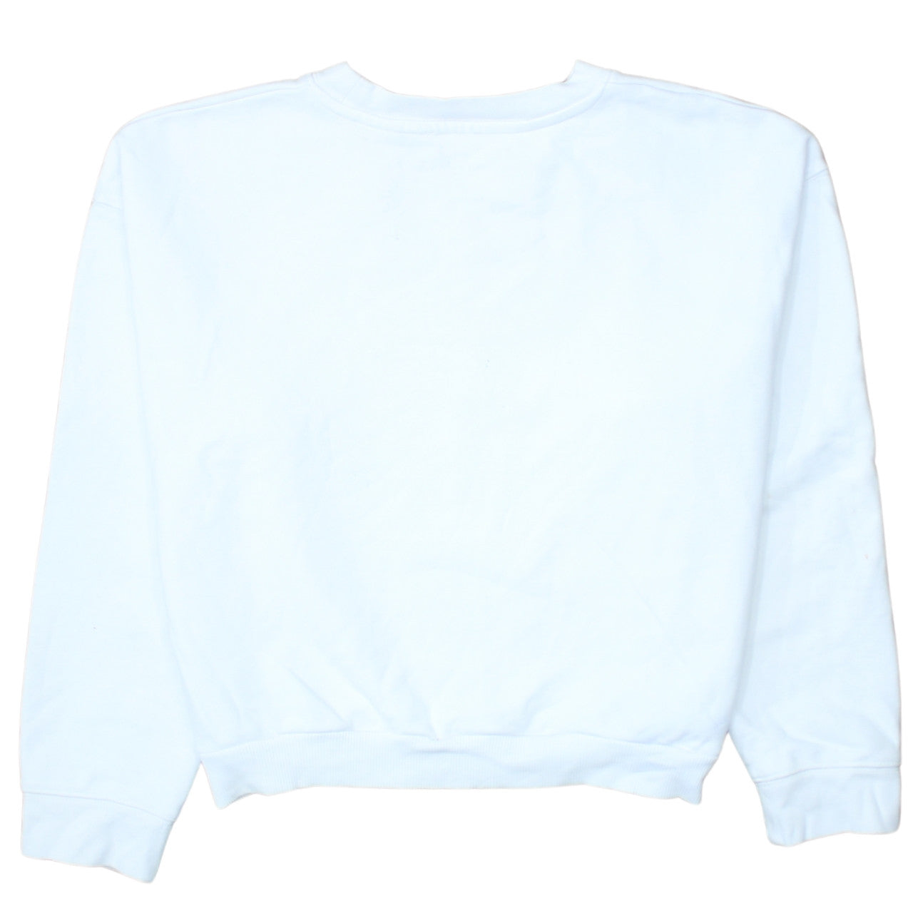 Levi's Women's White Crew Neck Pullover Sweatshirt Small