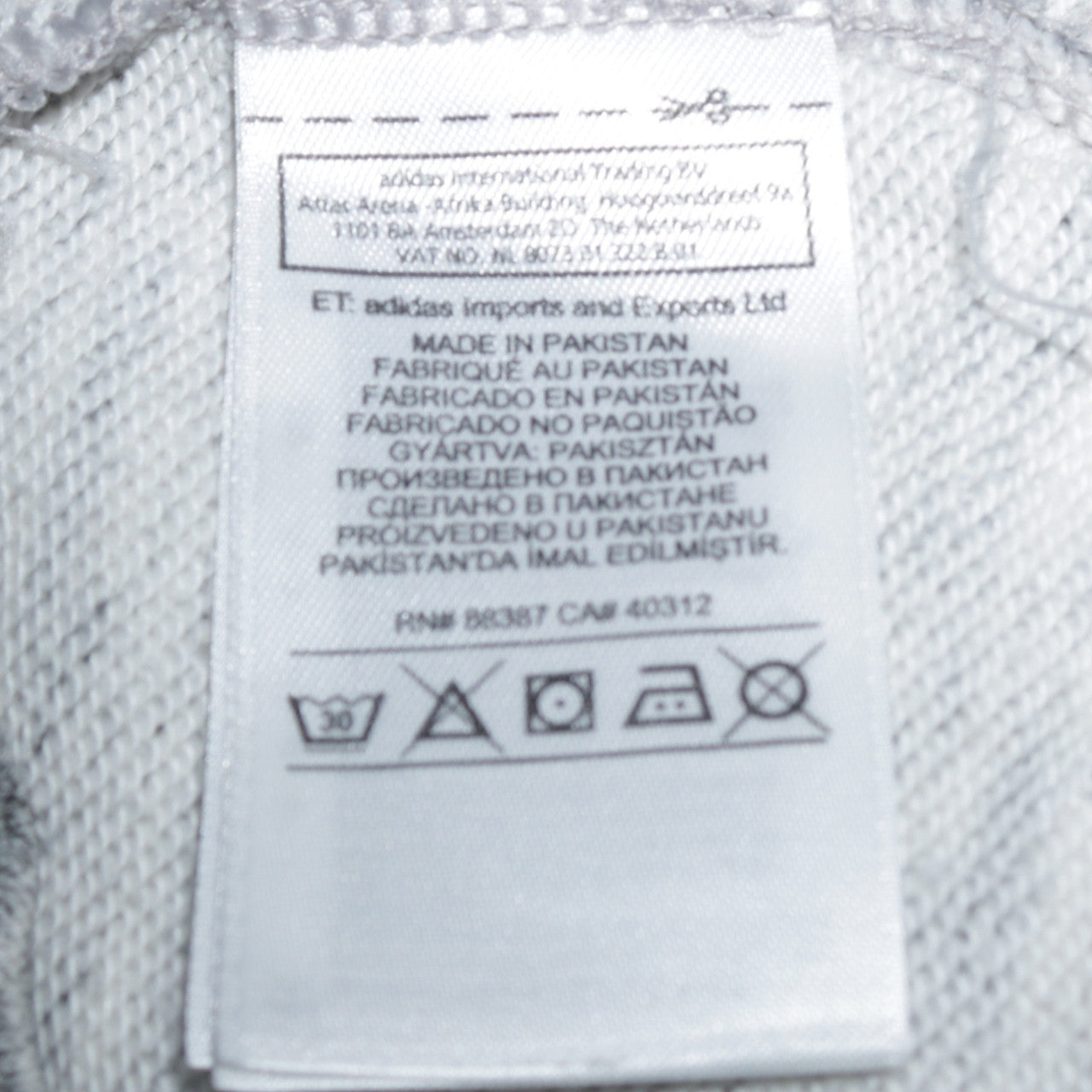Adidas Women’s Grey Full Zip Hoodie Size 14 Cotton Blend