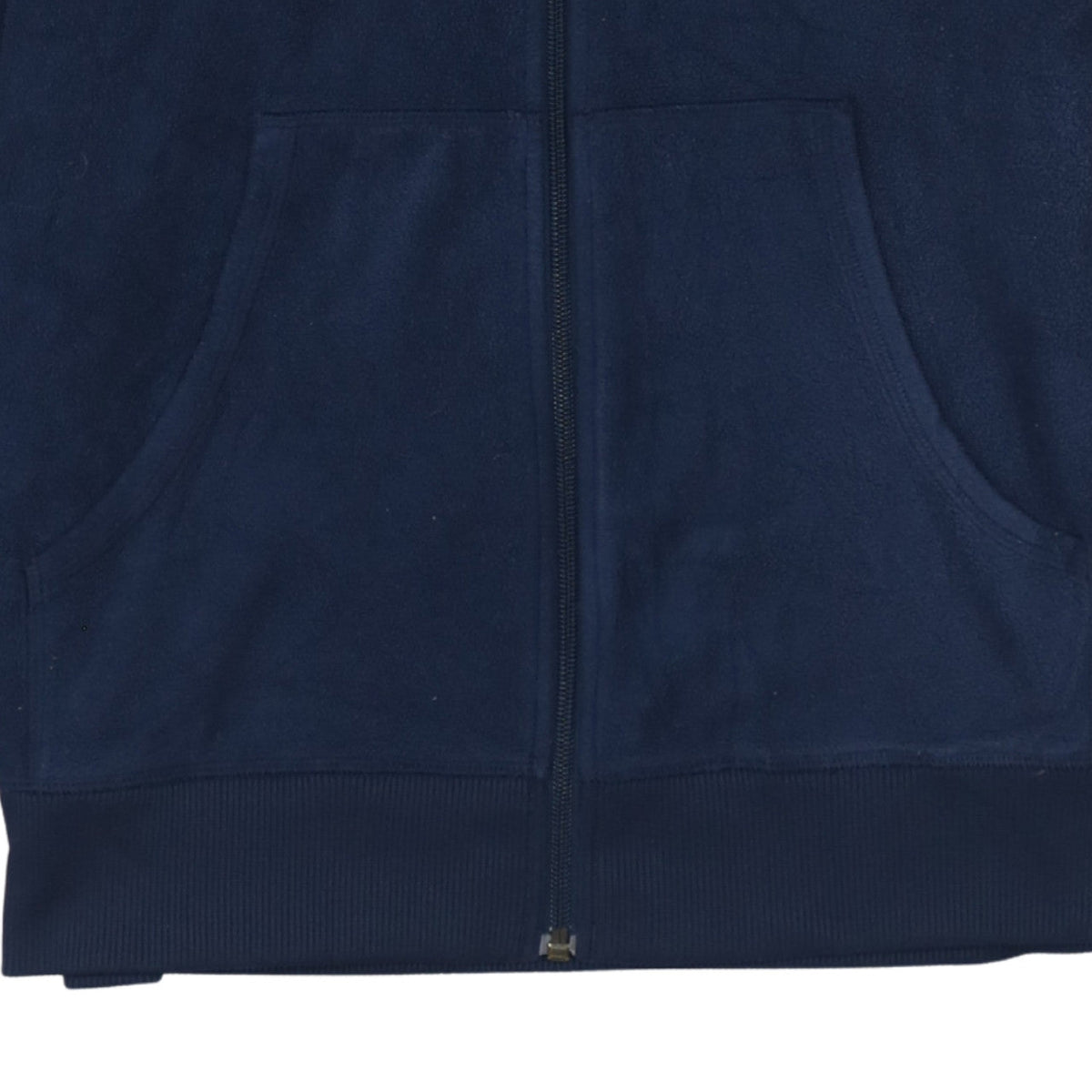 The North Face Boys Navy Blue Full Zip Fleece Hoodie L/G