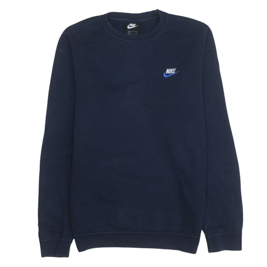 Nike Men's Blue Crew Neck Pullover Sweatshirt Size S