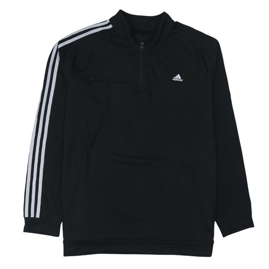 Adidas Men's Black XL 1/4 Zip Logo Golf Sweatshirt