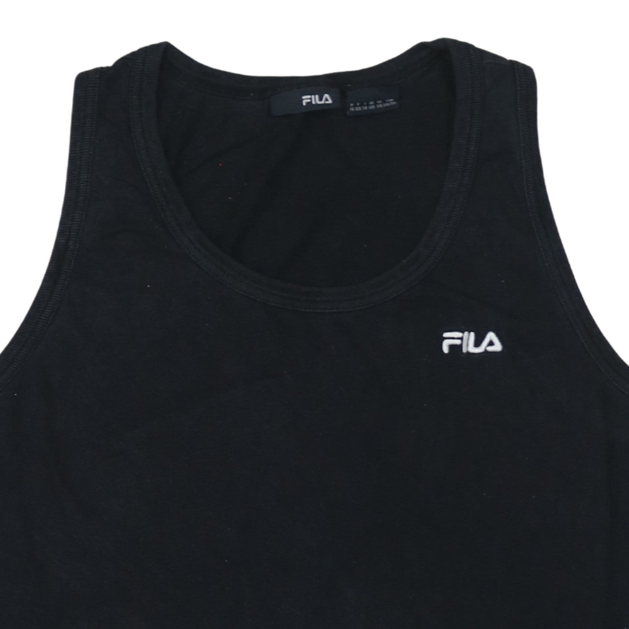 Fila Men's Black 2XL Tank Top Gym Training Activewear