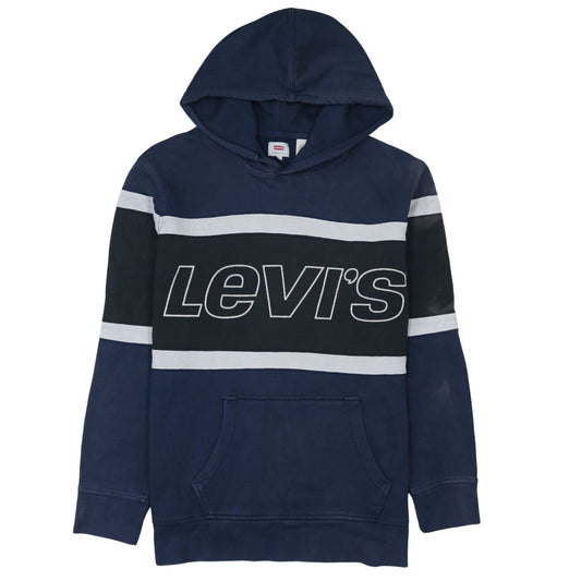 Levi's Men's Blue Logo Pullover Hoodie Size L