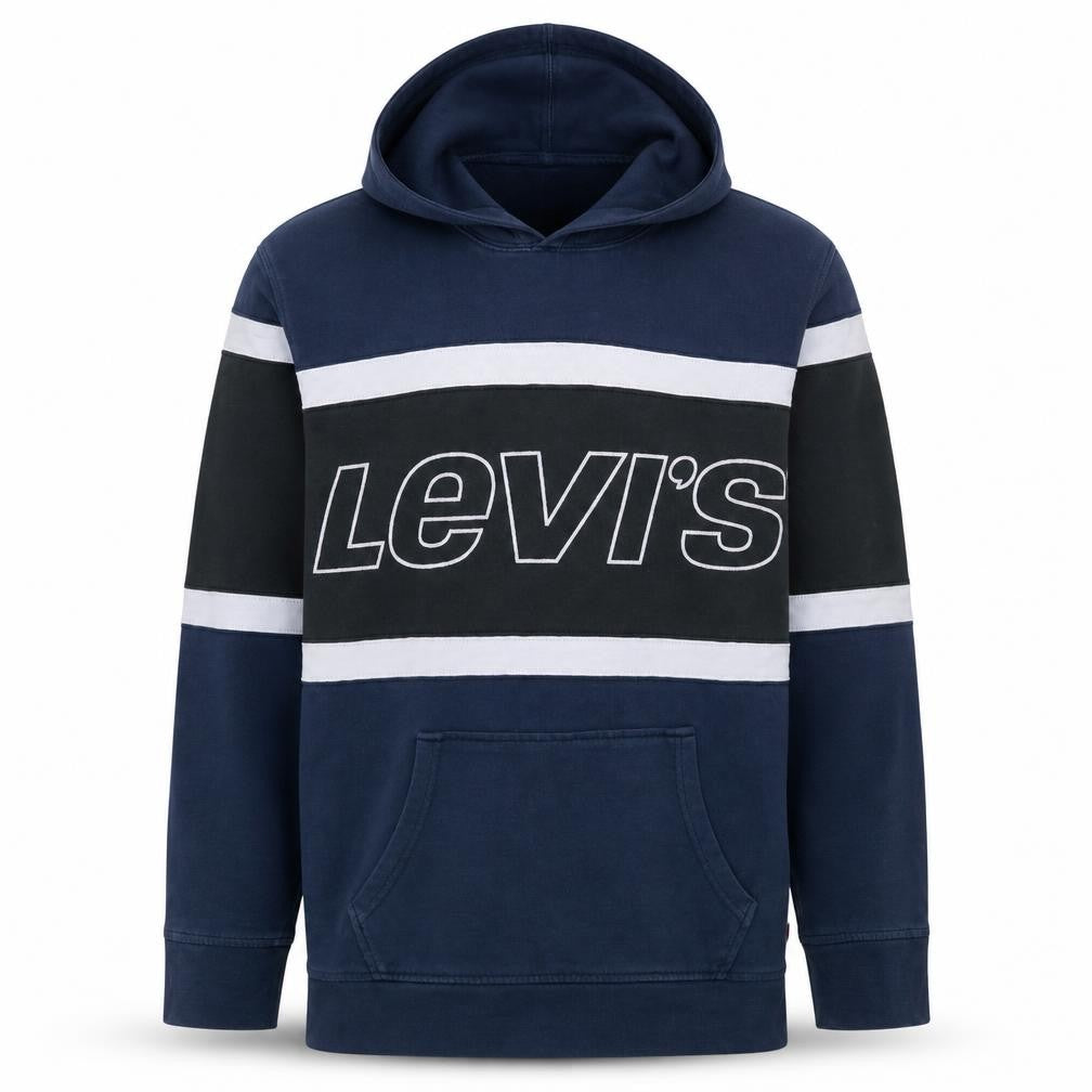 Levi's Men's Blue Logo Pullover Hoodie Size L