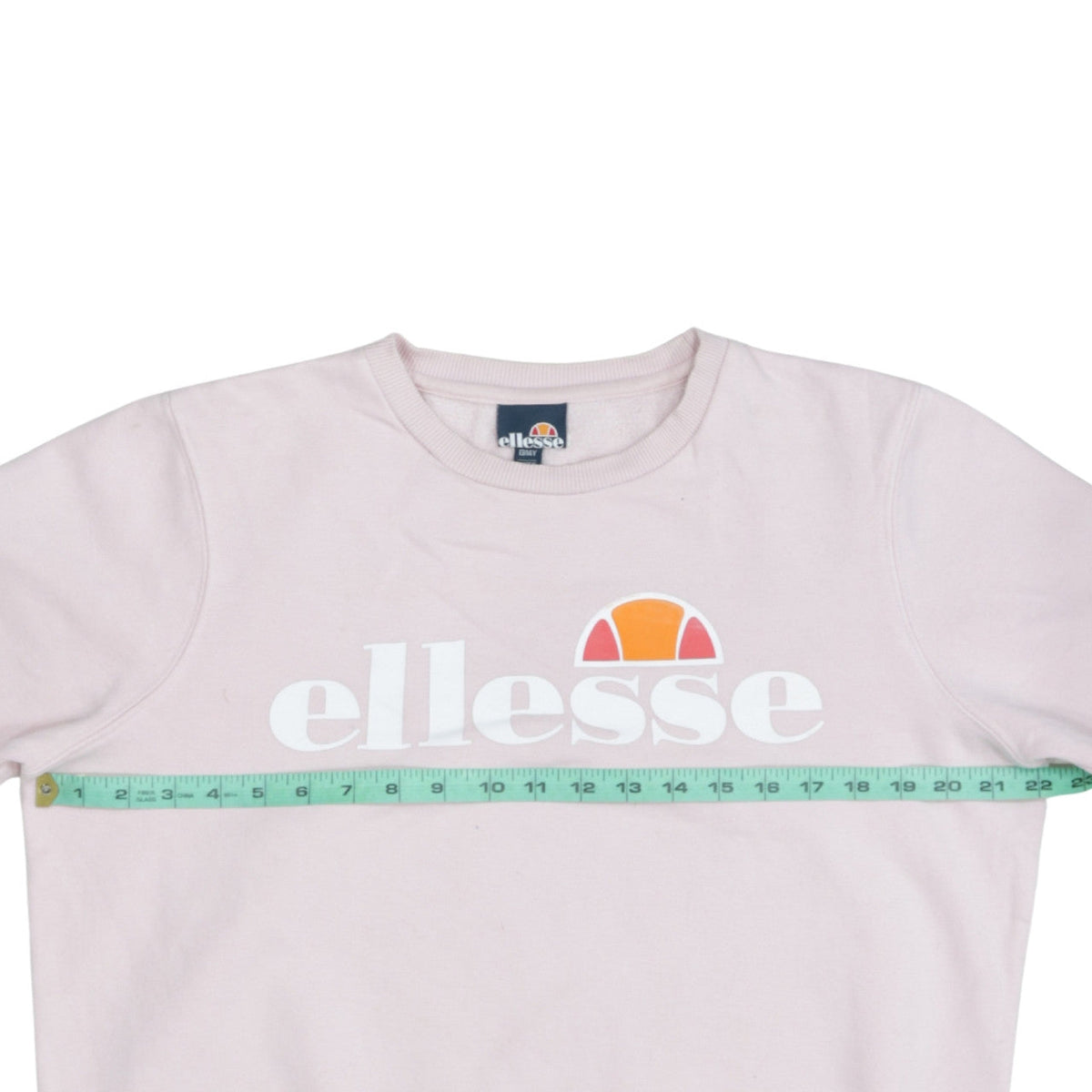 Ellesse Girls Pink Logo Crew Neck Long Sleeve Pullover Sweatshirt 13-14Y