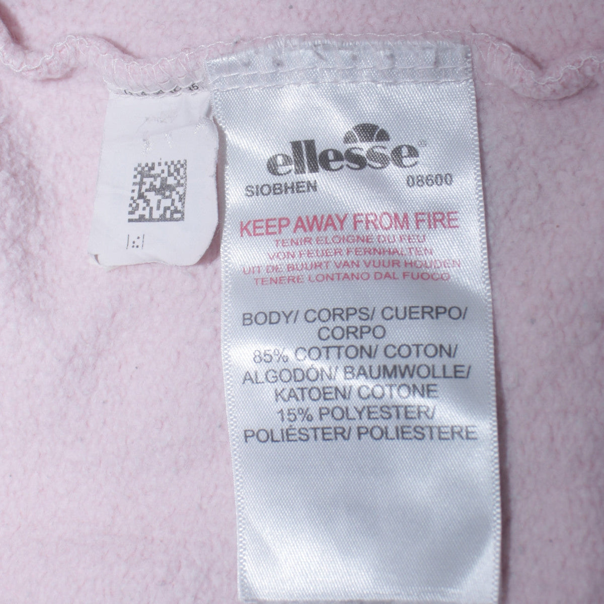 Ellesse Girls Pink Logo Crew Neck Long Sleeve Pullover Sweatshirt 13-14Y