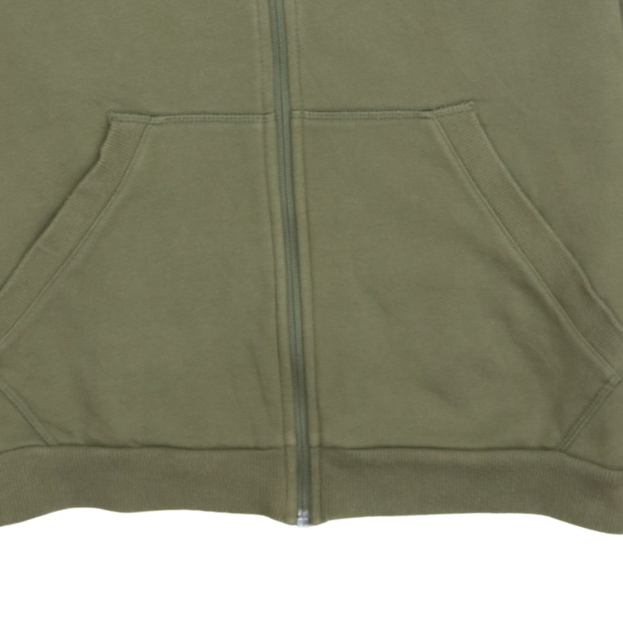 Puma Men's Green Full Zip Sweatshirt Jacket M Sportswear