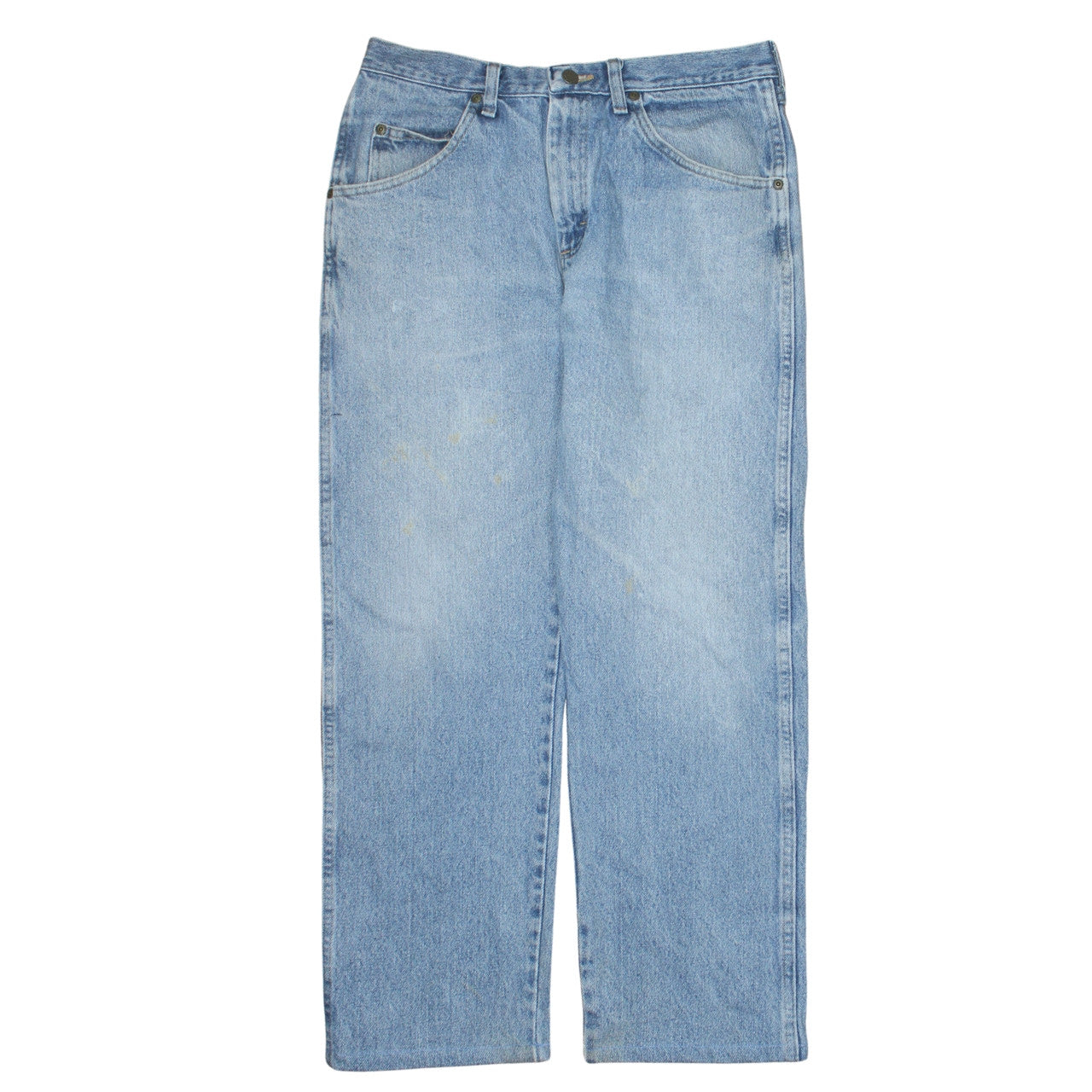 Wrangler Men's Blue Regular Fit Straight Leg 33x30 Denim Jeans