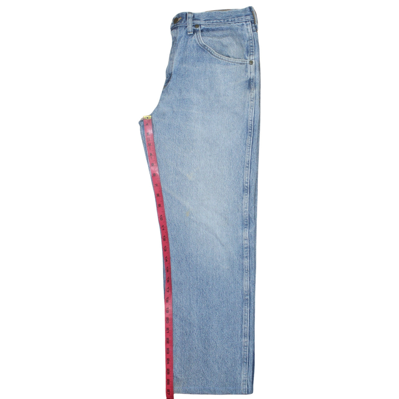Wrangler Men's Blue Regular Fit Straight Leg 33x30 Denim Jeans